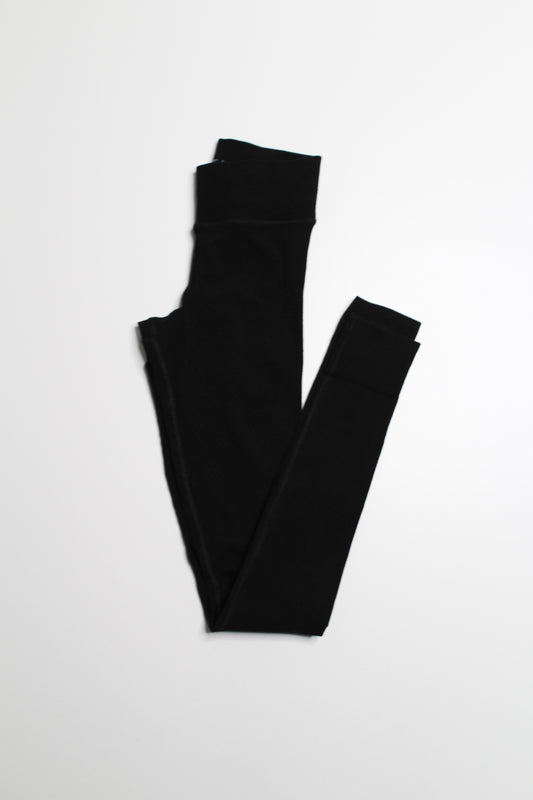 Lululemon black hiking merino wool blend base layer seamless tights, size 2 (28”) (additional 50% off)