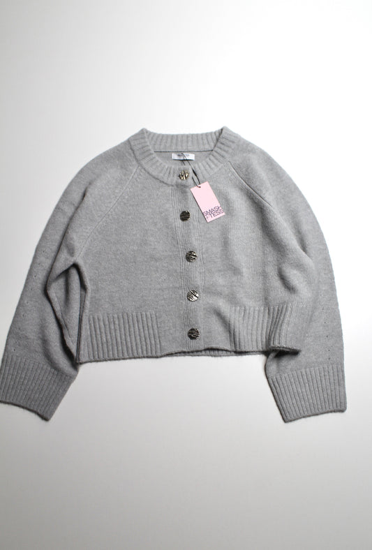 Smash + Tess heathered grey 'Tori' cardigan, size large