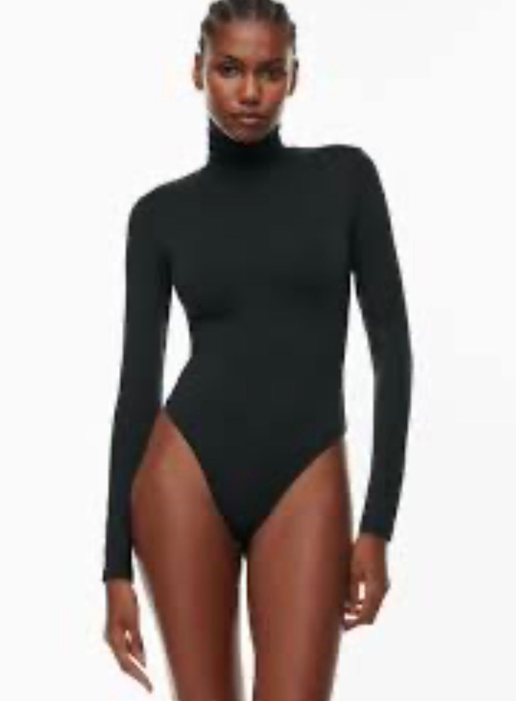 Aritzia Black turtleneck ‘contour’ bodysuit, size medium