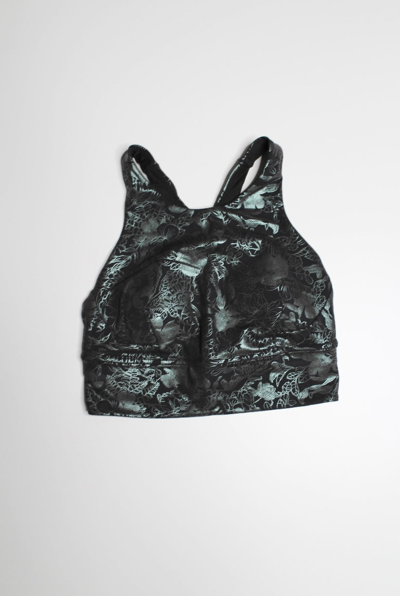 Lululemon foil wunder train bra, size 4