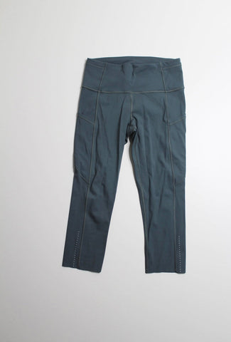 Lululemon melanite fast and free crop, size 6 (19”) *refective (price reduced: was $48)