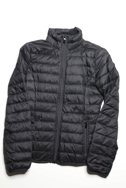 Armani Jeans black lightweight puffer jacket, size 2 (fits xs/small) (price reduced: was $78)