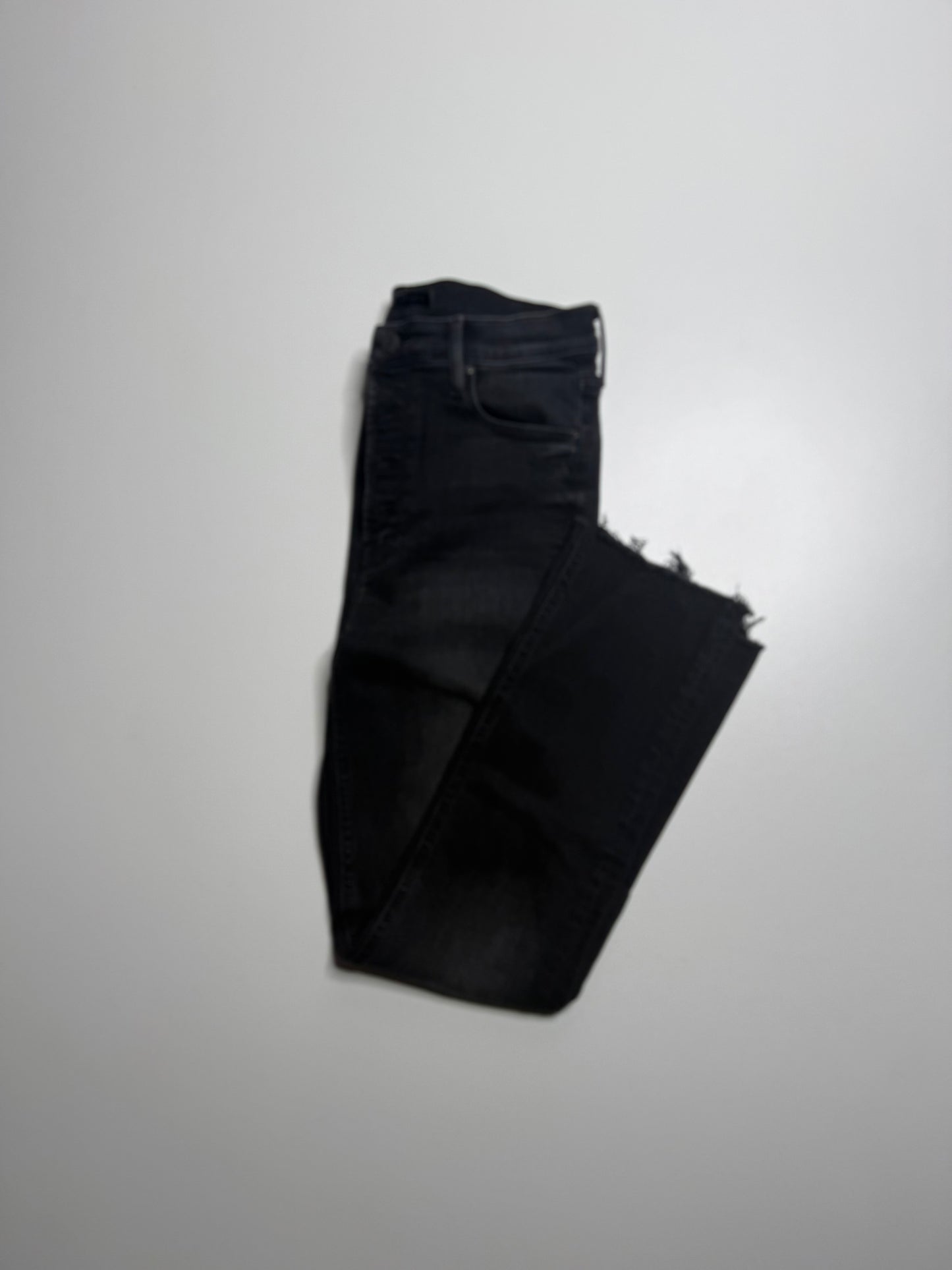 Mother night shadow ‘pixie dazzle ankle fray’ jeans, size 27