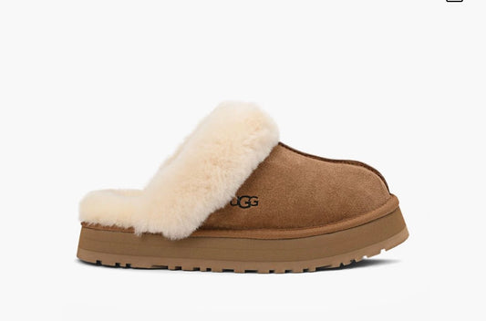 UGG Women's chestnut ’Disquette’ slippers, size 9 *new without tags (sale: was $110)
