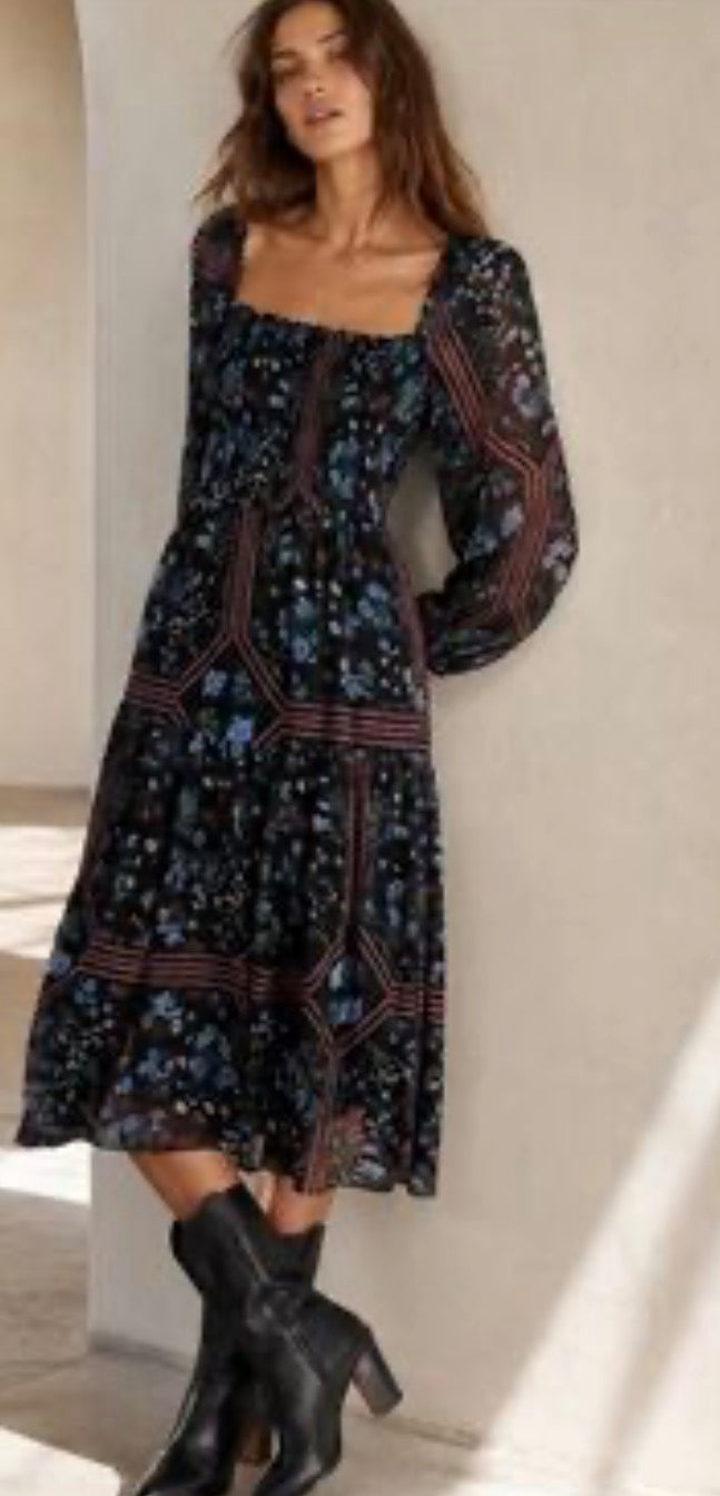 Aritzia Wilfred tempest midi dress, size xxs