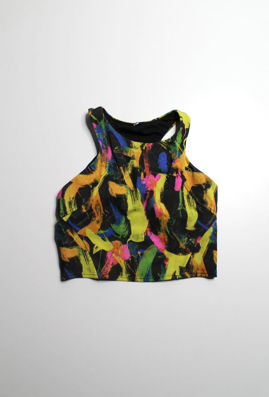 Lululemon undertone black multi ‘invigorate’ tank, size 8