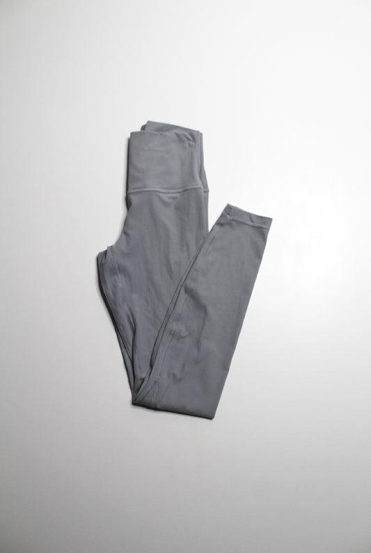 Lululemon rhino grey (light grey)  ribbed 'align' legging, size 4 (28”)