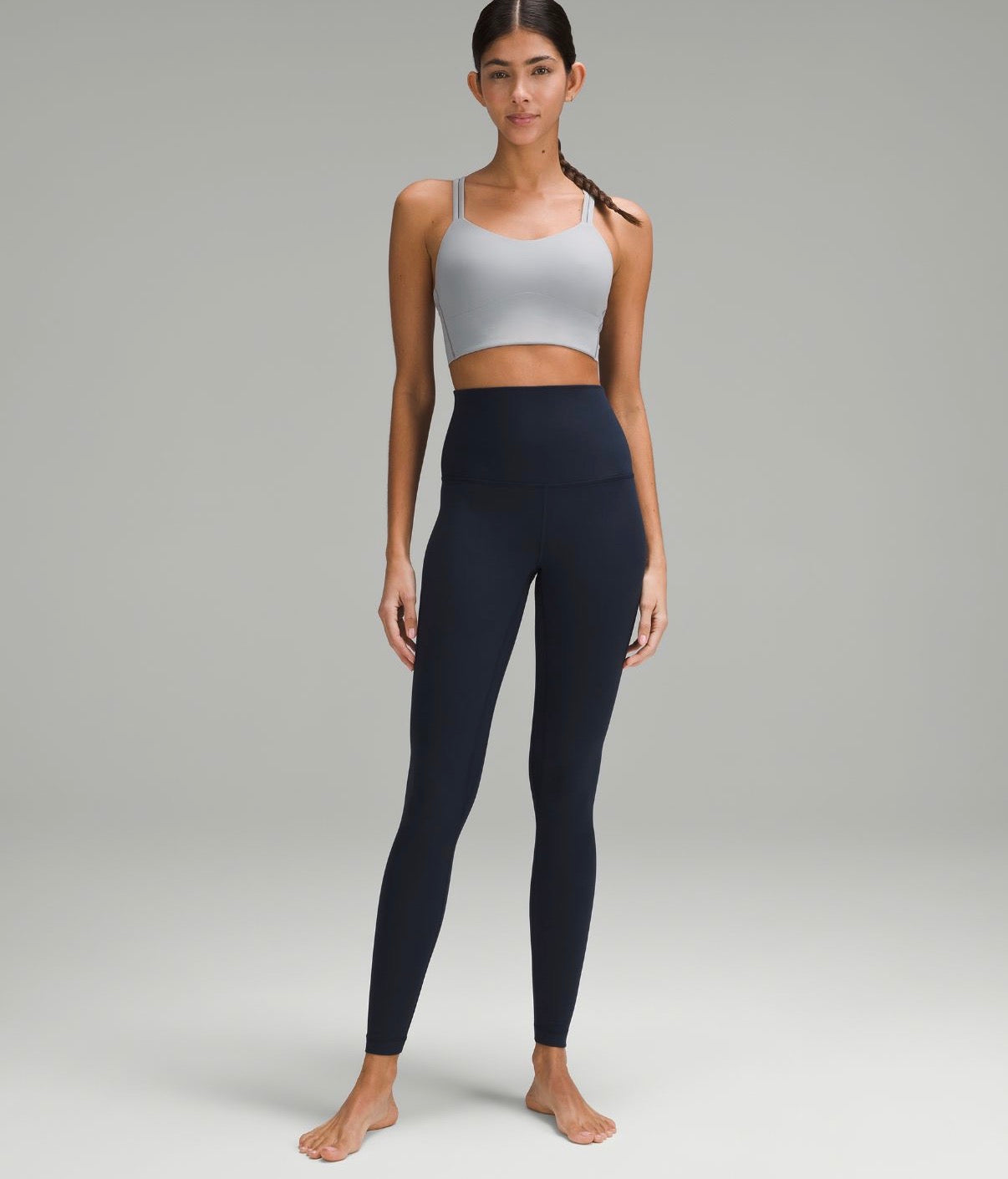 Lululemon true navy ‘align’ leggings, size 6 (28”)