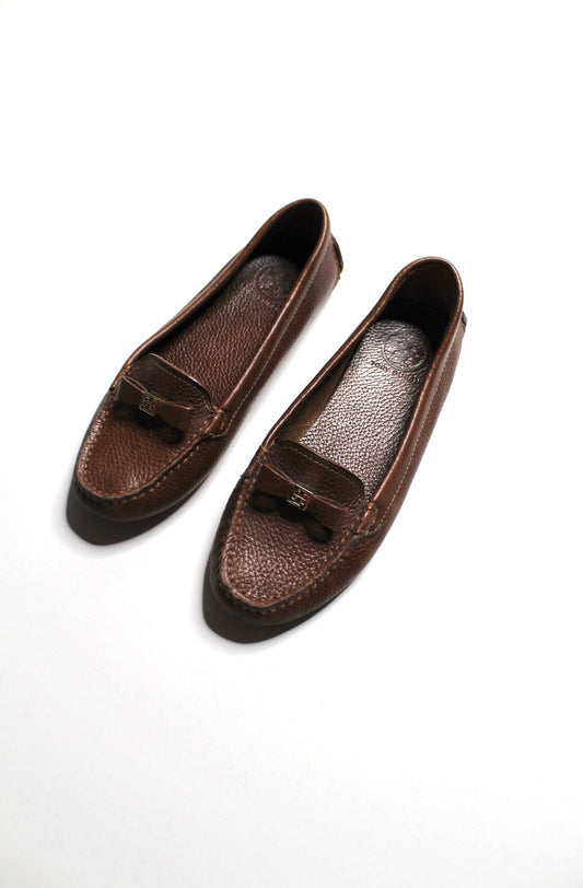 Tory Burch tan loafers, size 6.5