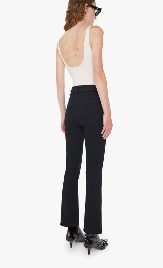 Mother not guilt (black) ‘hustler ankle fray’ jeans, size 27