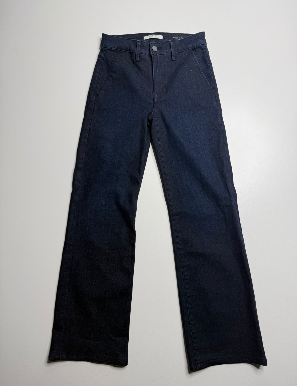 Fidelity flare denim trouser, size 25 (ON HOLD)