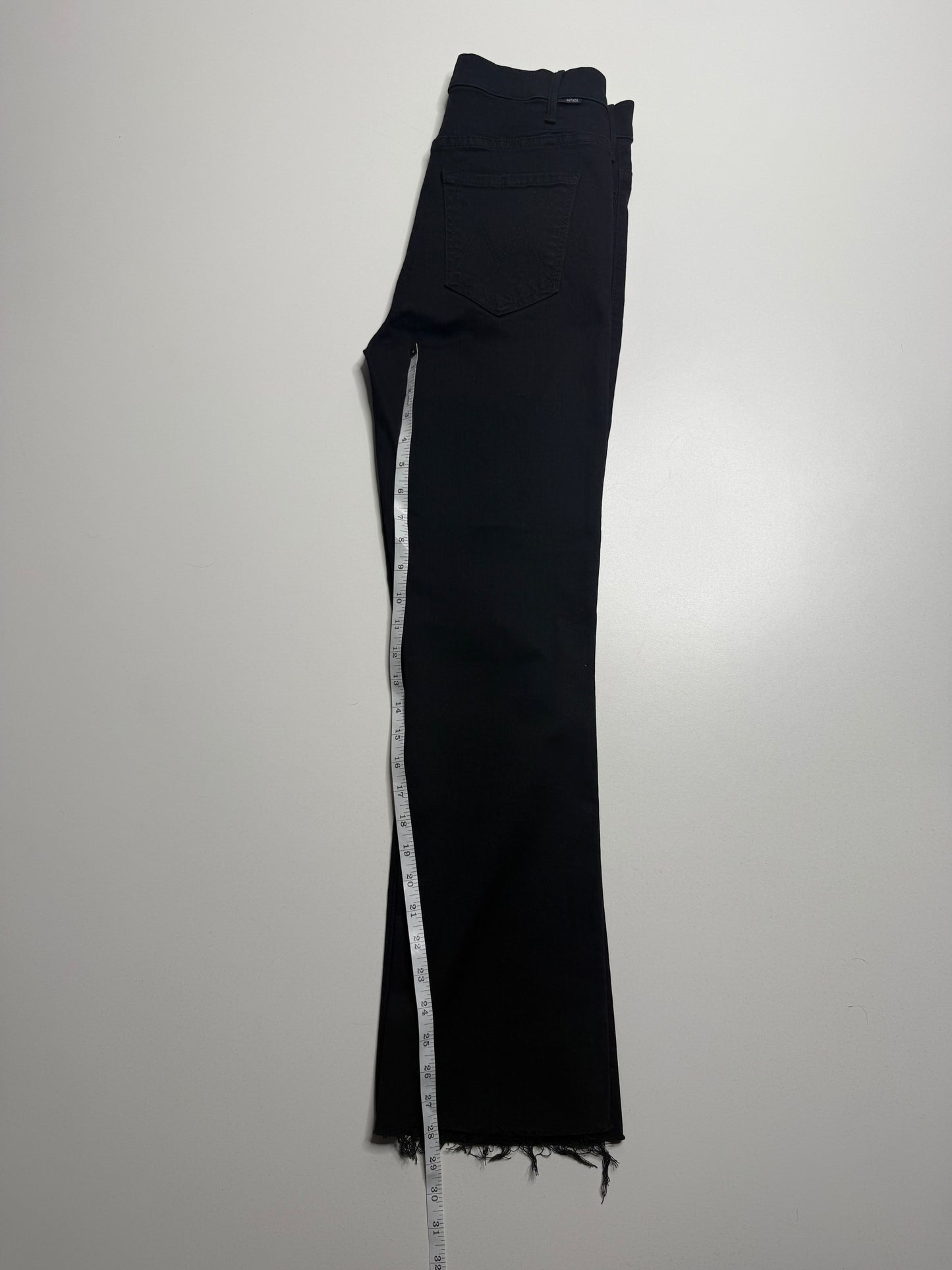 Mother not guilt (black) ‘hustler ankle fray’ jeans, size 27