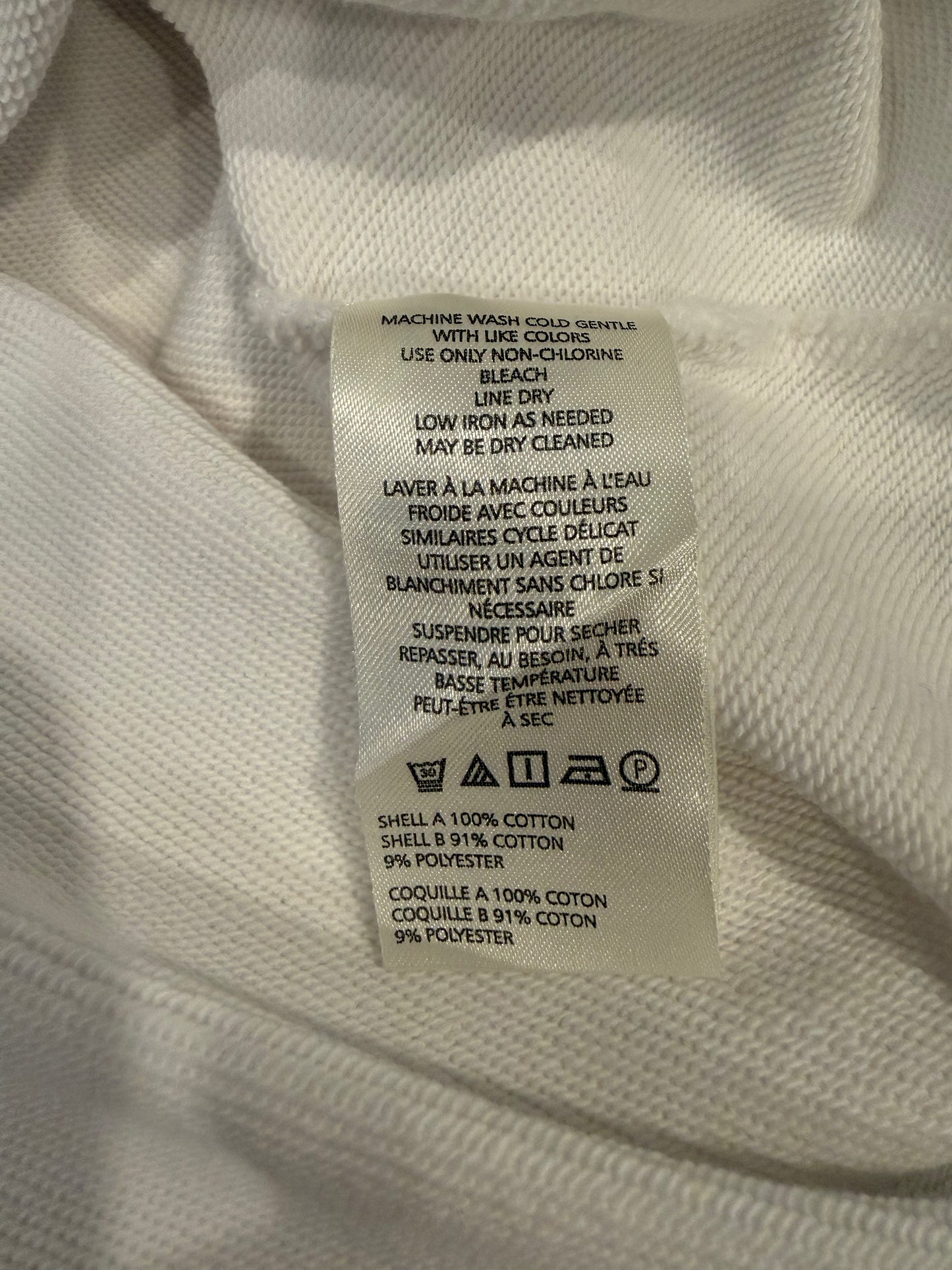 Anthropologie white tie back rusched short sleeve blouse, size xsmall (loose fit)