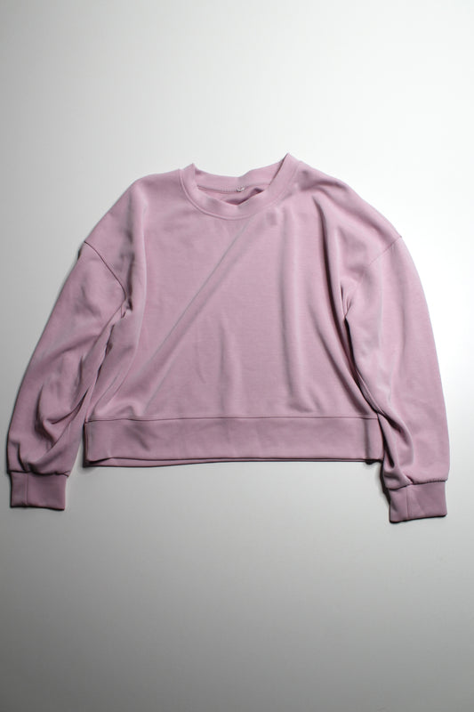 Lululemon perfectly oversized cropped crew sweater, no size. fits like 10 *softstreme (sale: was $58)