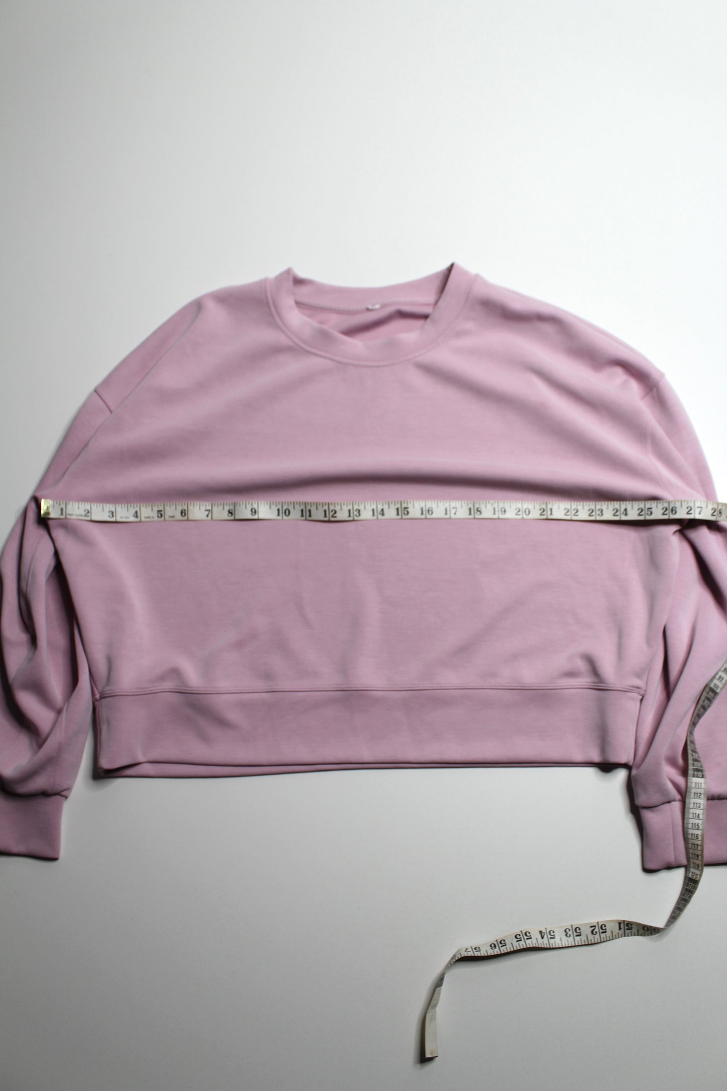 Lululemon perfectly oversized cropped crew sweater, no size. fits like 10 *softstreme (sale: was $58)