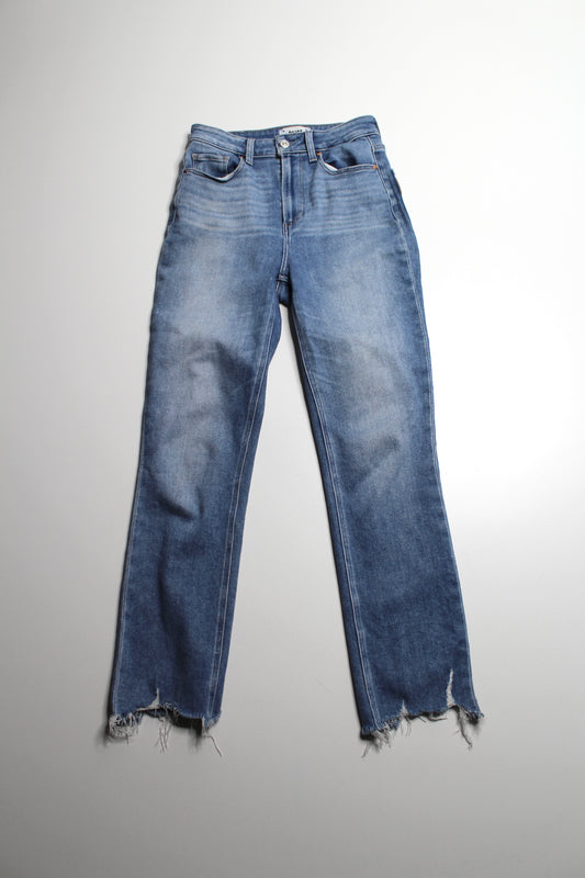Paige ‘accent’ high-rise straight leg jeans, size 26