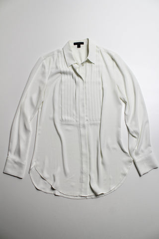 J.CREW cream lightweight button up blouse, size 2 (price reduced: was $48)