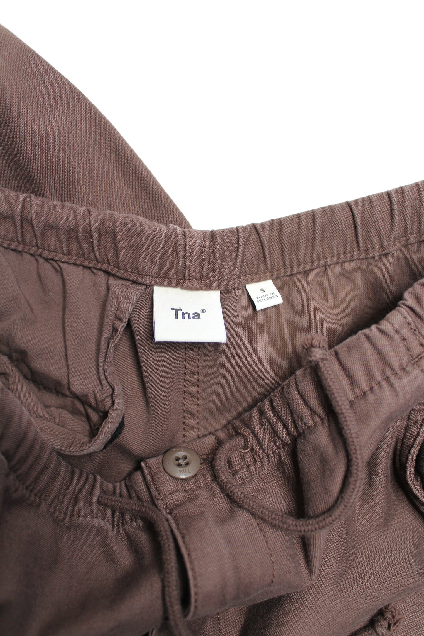 Aritzia TNA brown 'cache cargo' pant, size small