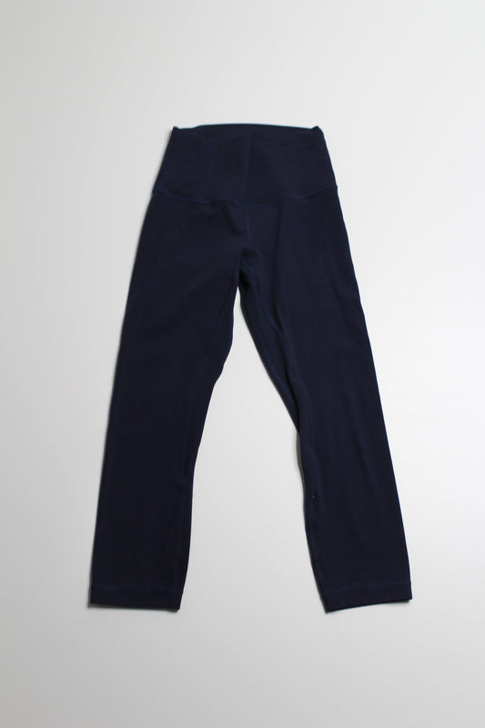 Lululemon true navy ‘align’ crop legging, size 4 (21") (price reduced: was $48)