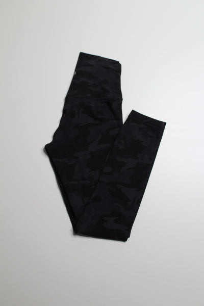 Lululemon 365 heritage black camo align legging, size 4 (25”)