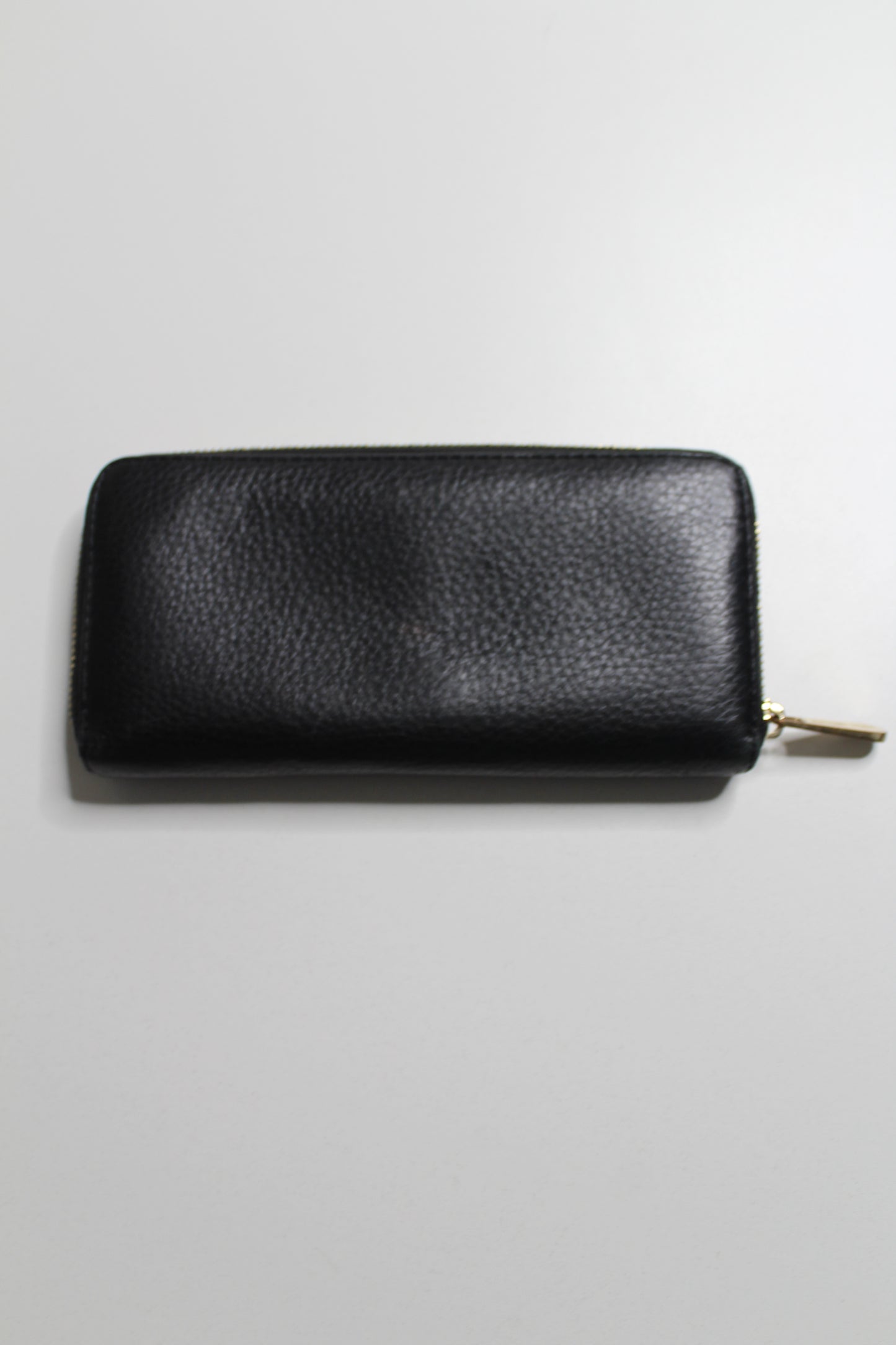 Michael Kors black zip around wallet