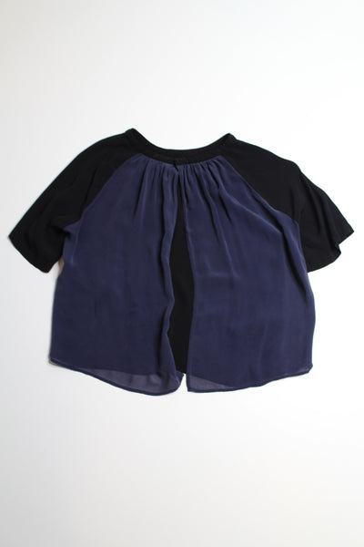 Aritzia babaton short sleeve open back blouse, size large (price reduced: was $30)