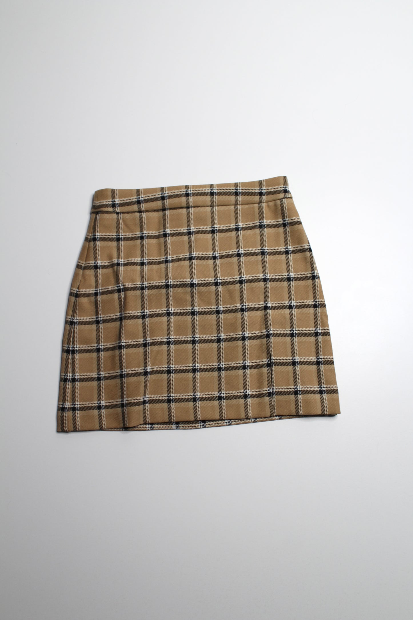Aritzia Wilfred plaid mini skirt, size 0