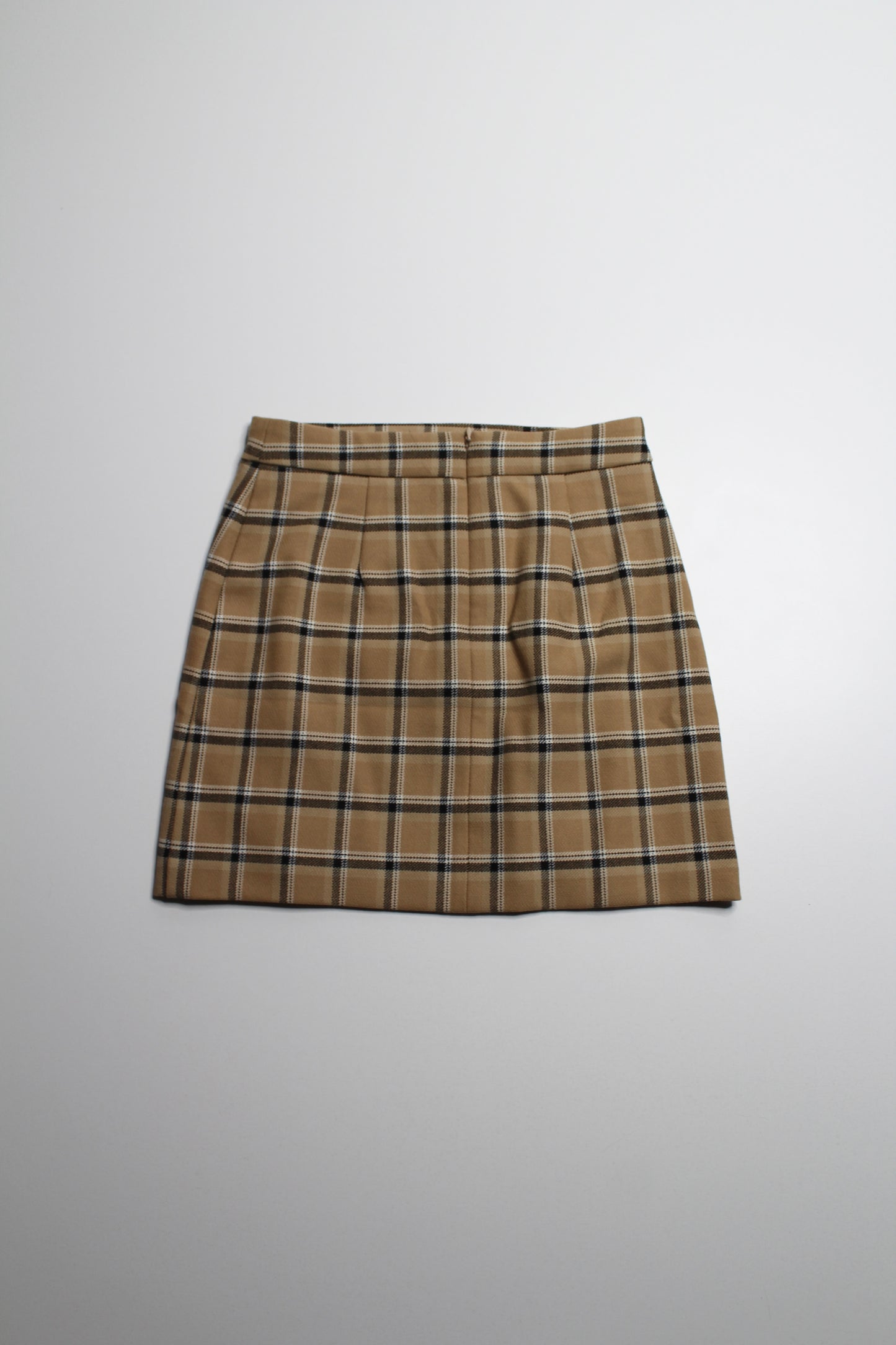 Aritzia Wilfred plaid mini skirt, size 0
