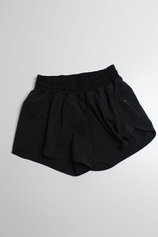 Lululemon black tracker shorts, size 4 (4”) (price reduced: was $35)