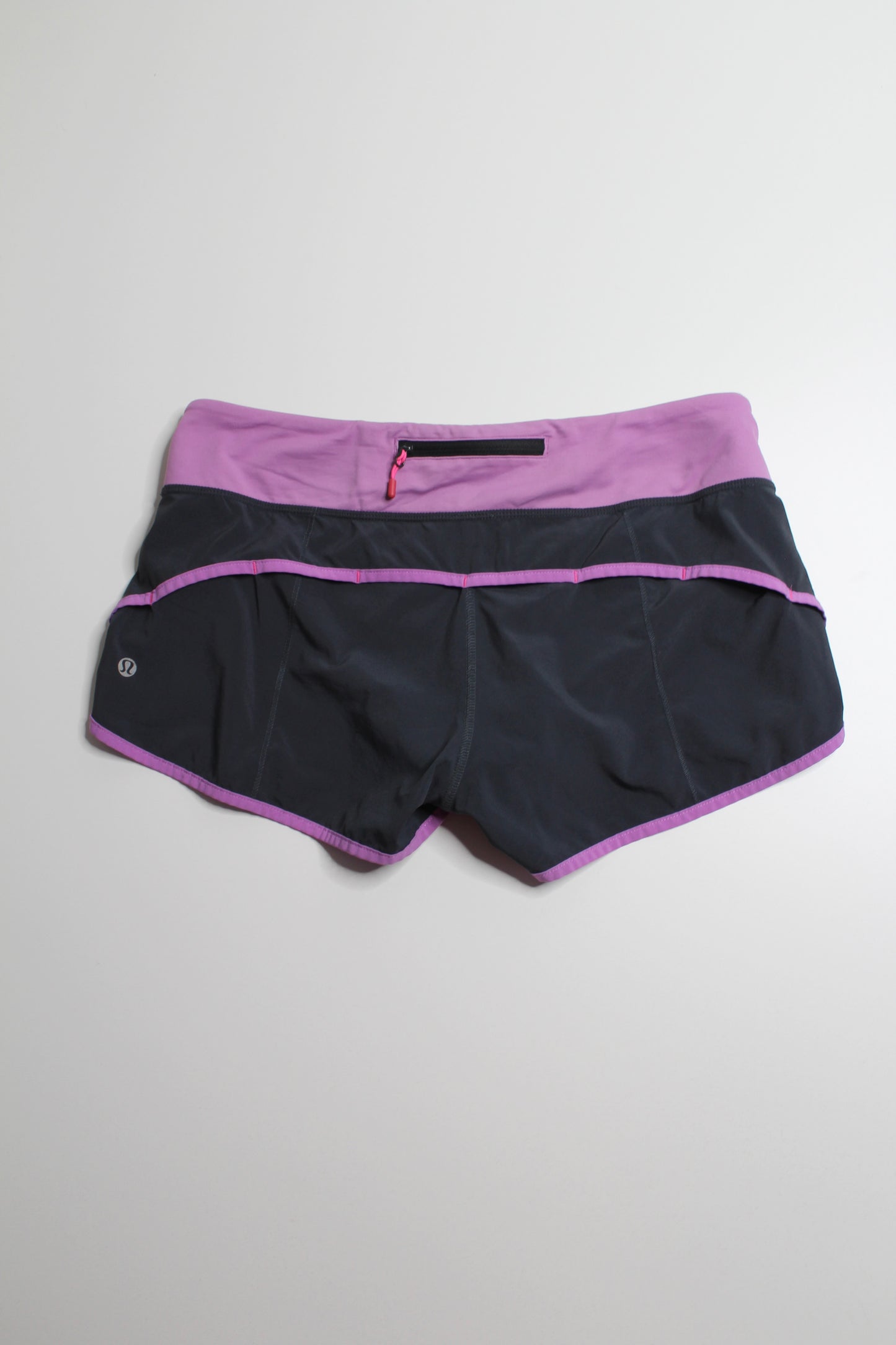 Lululemon grey/pink ‘speed’ shorts, size 6 (price reduced: was $25)