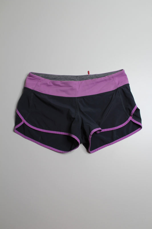 Lululemon grey/pink ‘speed’ shorts, size 6 (price reduced: was $25)