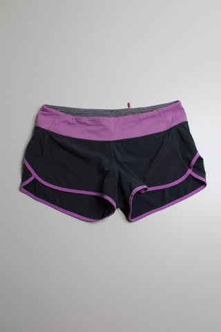 Lululemon grey/pink speed shorts, size 6 (price reduced: was $30)