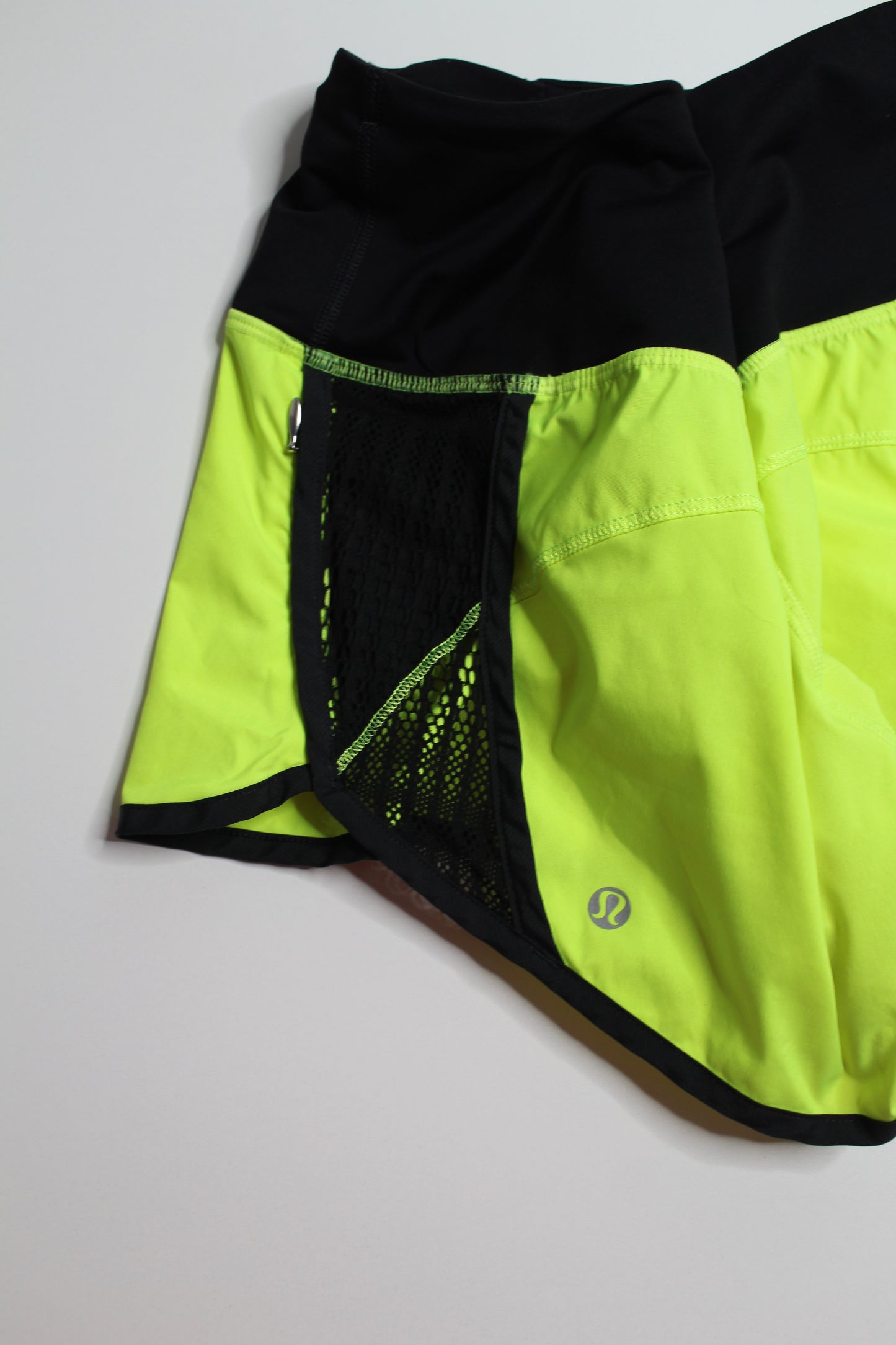 Lululemon neon shorts, size 4 (price reduced: was $30)