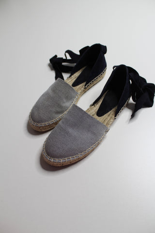 Vince navy Espadrilles lace up sandal, size 7