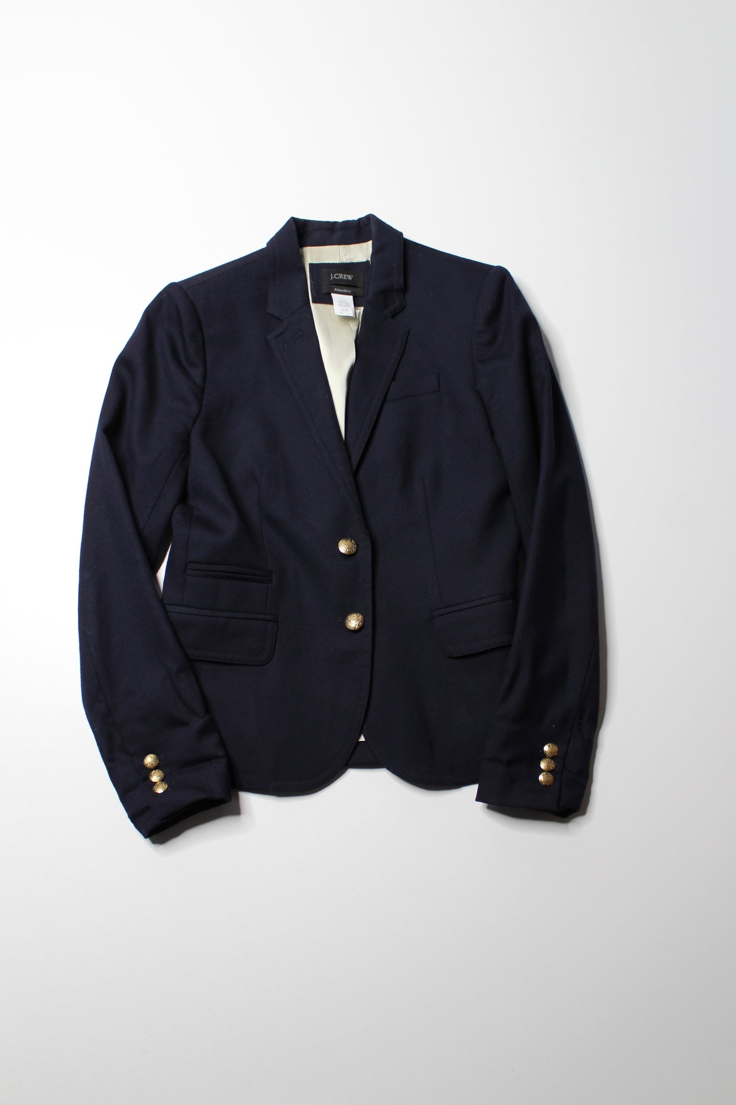 J.CREW navy 'schoolboy' blazer, size 4 (additional 20% off)