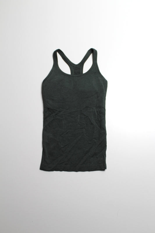 Lululemon green ‘ebb to street’ tank, size 2
