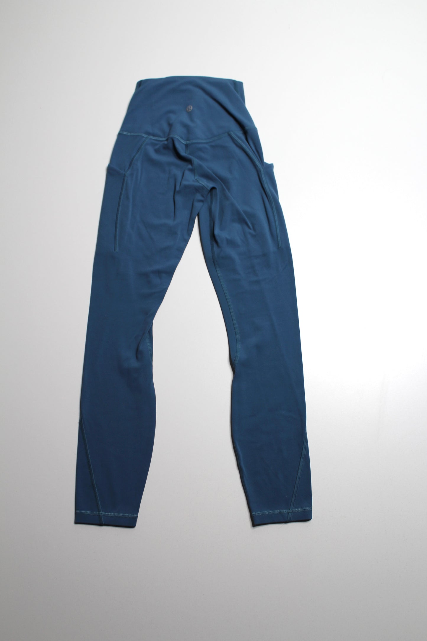 Lululemon teal high rise side pocket leggings, size 0 (additional 50% off)