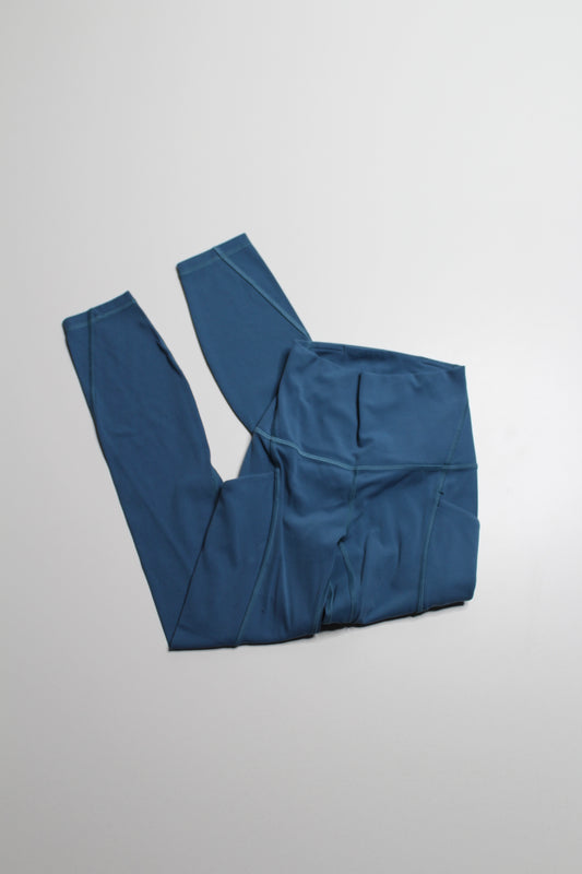 Lululemon teal high rise side pocket leggings, size 0 (additional 50% off)
