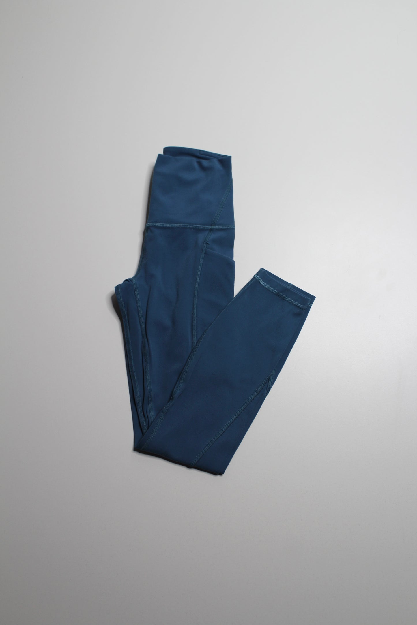 Lululemon teal high rise side pocket leggings, size 0 (additional 50% off)
