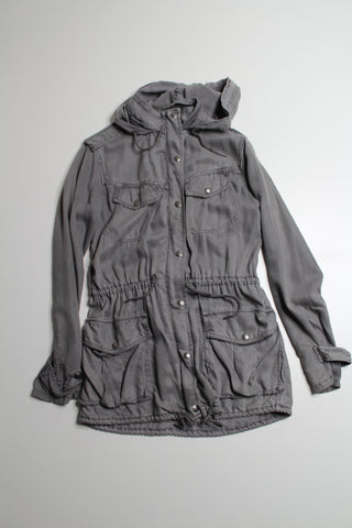 Aritzia talula light grey trooper jacket, size xs (loose fit) (additional 50% off)