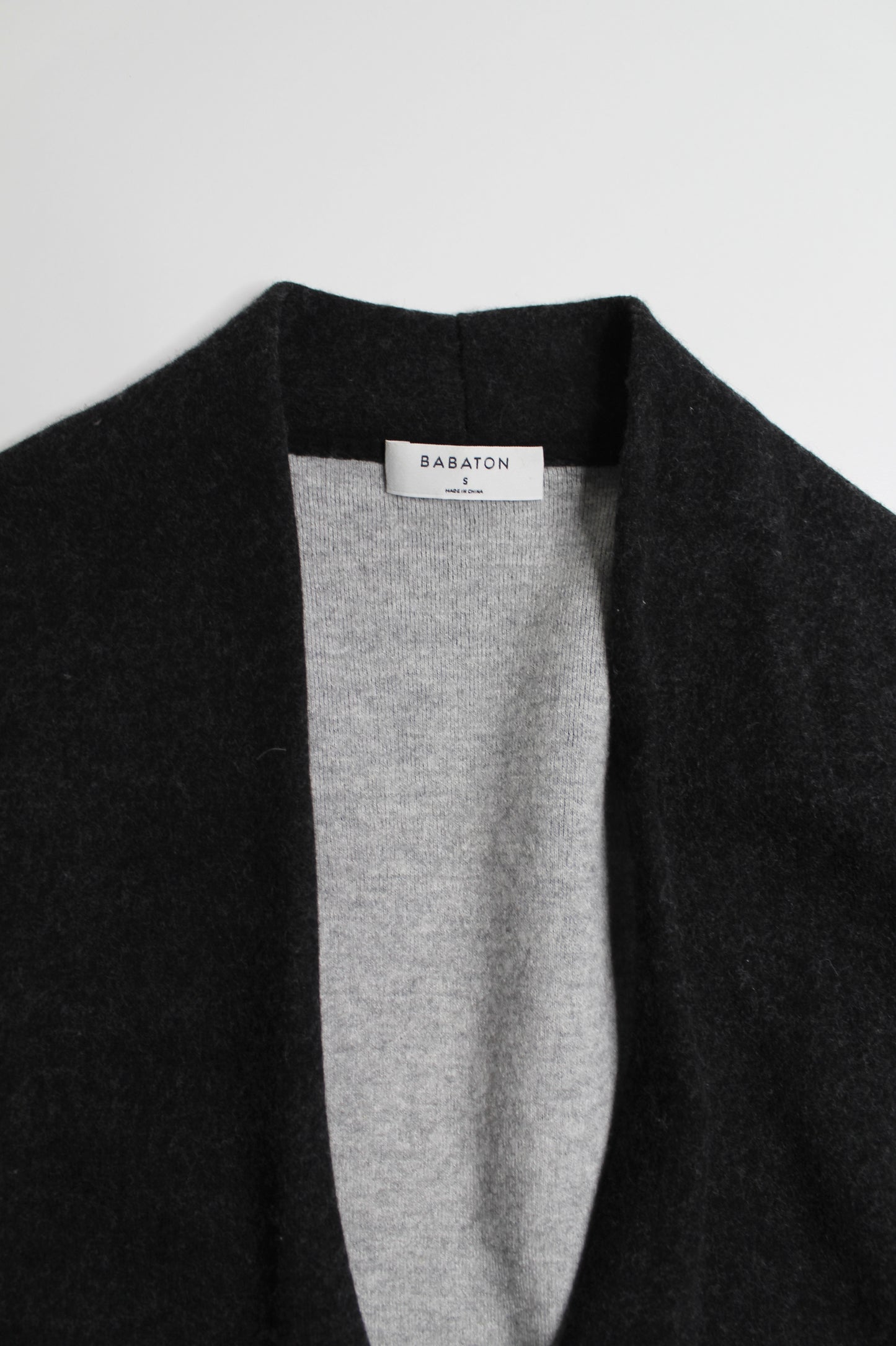 Aritzia babaton dark grey ‘lance’ cardigan, size small (loose fit)