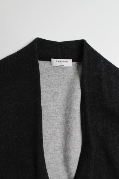 Aritzia babaton dark grey lance cardigan, size small