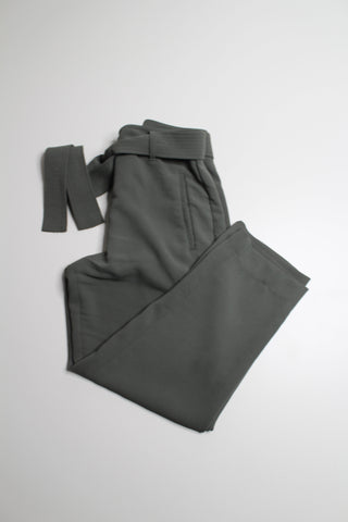 Aritzia wilfred sage green tie front pant, size 6