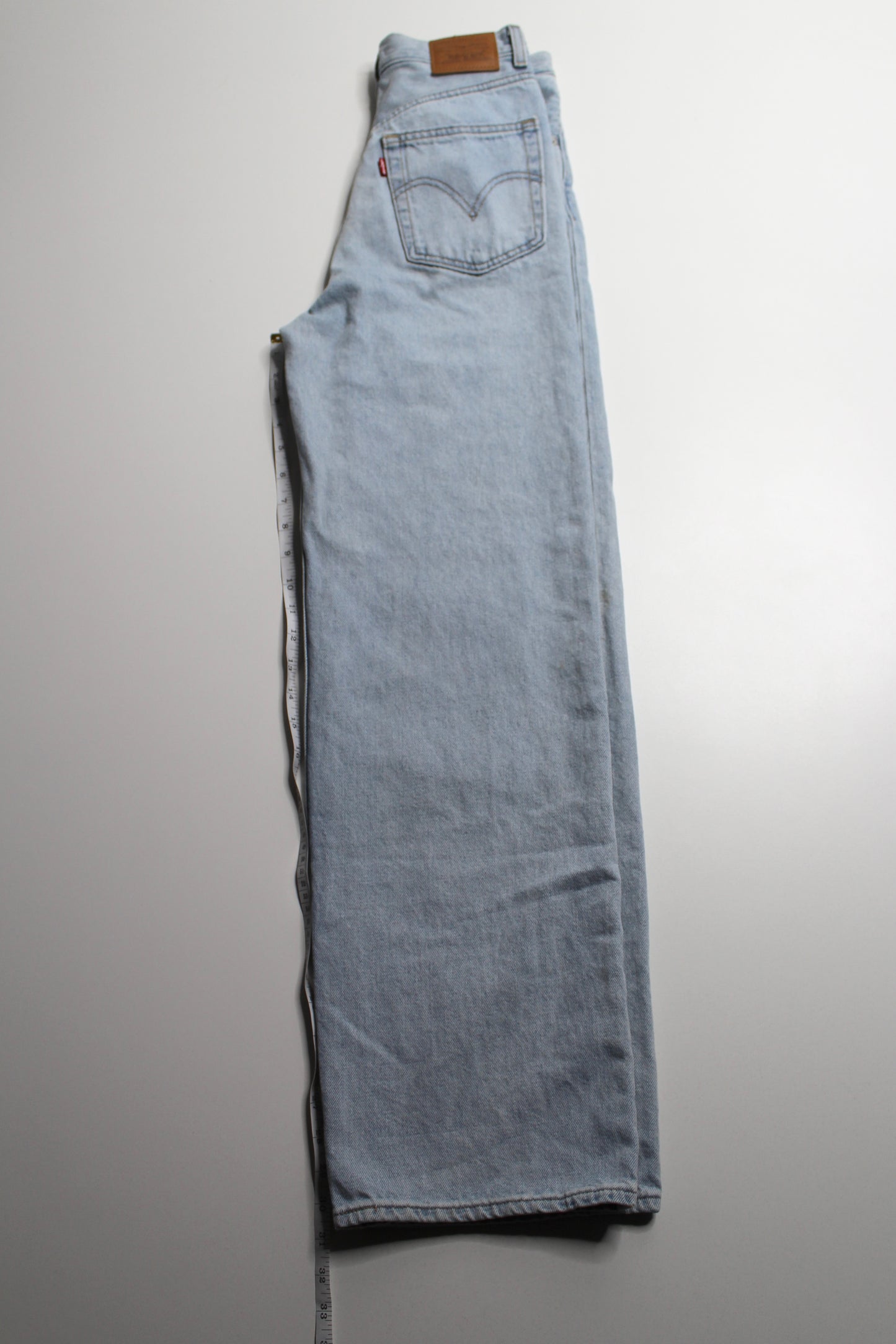 Levis high high rise wide leg jeans, size 25 (32”)