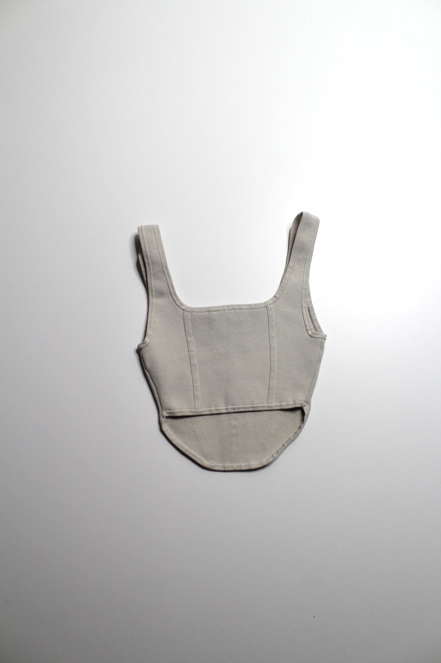 Aritzia Babaton cropped sculpt knit tank, size xxs