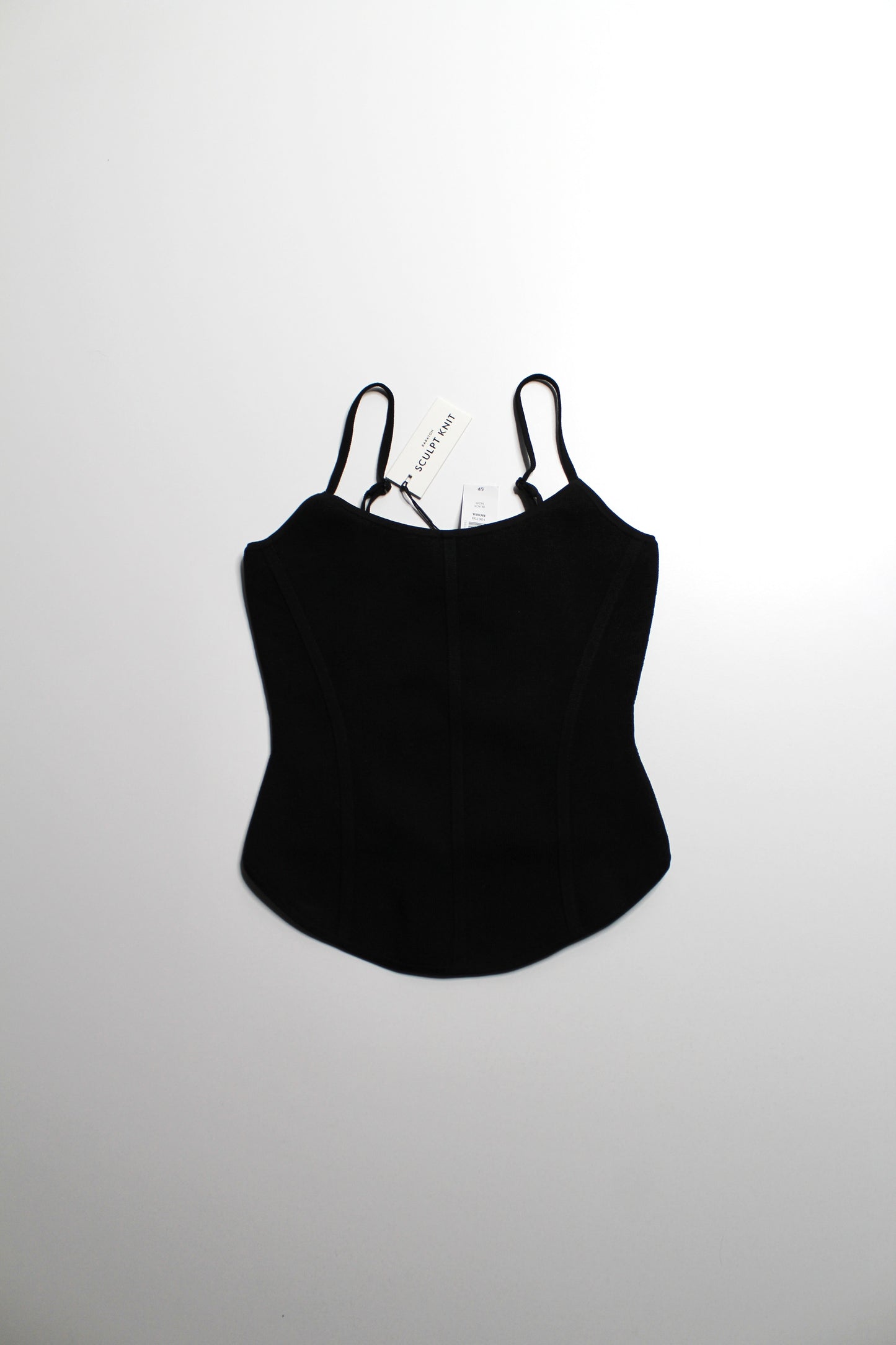 Aritzia  Babaton ‘moma’ black sculpt knit camisole, size small *new with tags