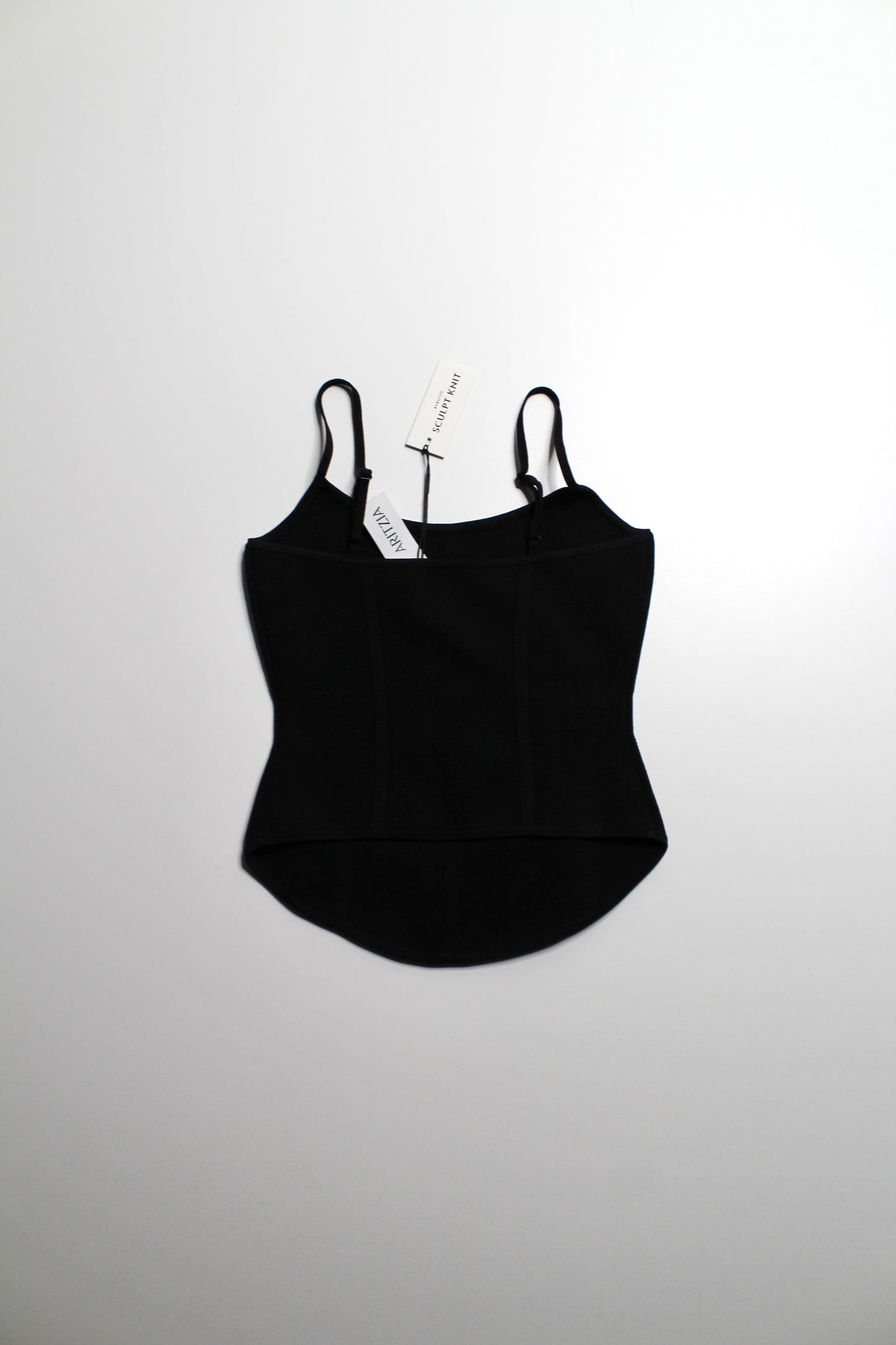 Aritzia  Babaton ‘moma’ black sculpt knit camisole, size small *new with tags