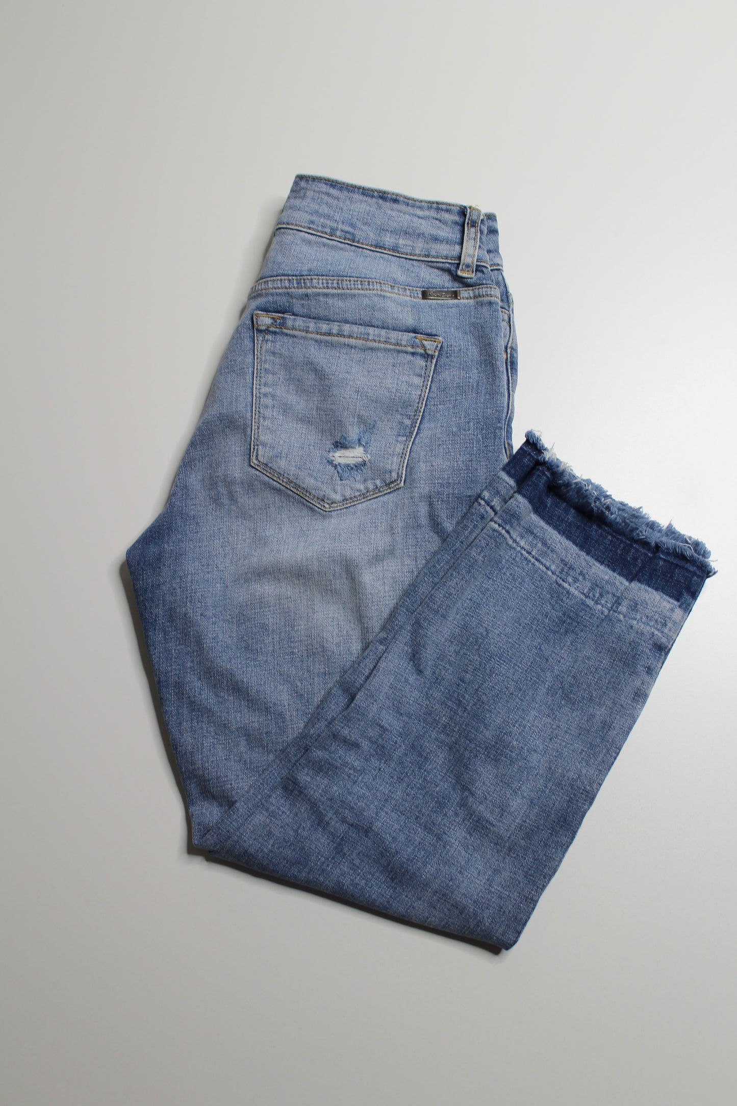 Kancan relaxed fit straight leg distressed jeans, size 26 (additional 40% off)