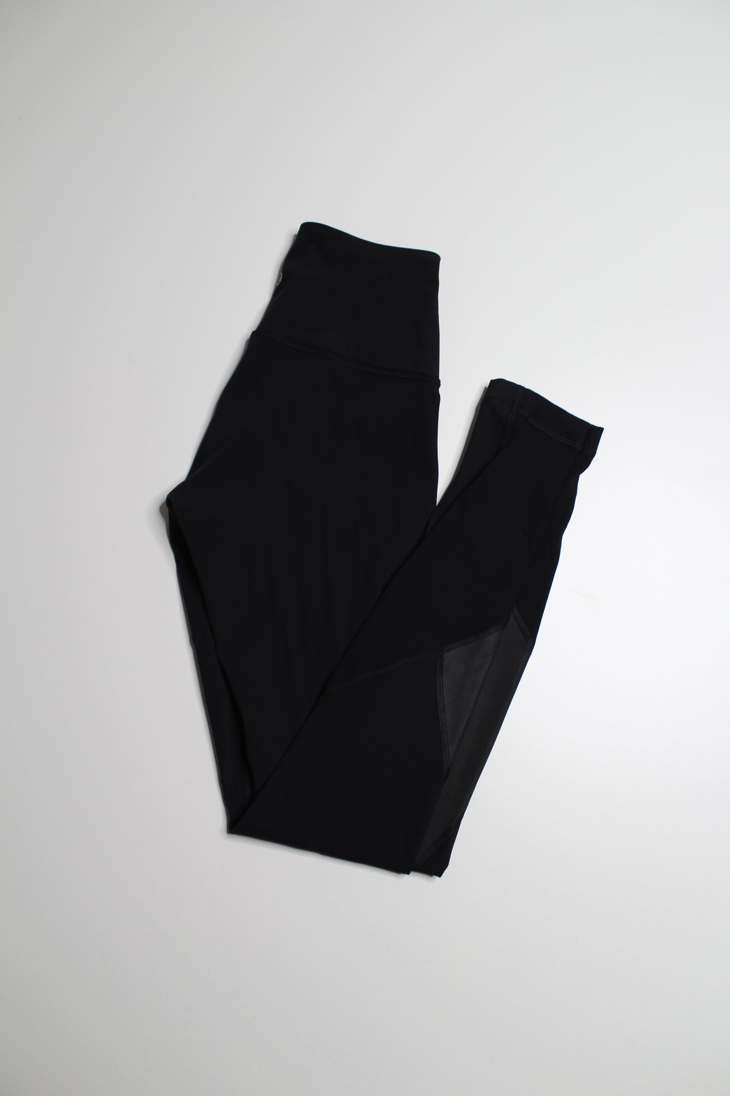 Lululemon black wunder under hi-rise tight, size 4 *sheen (28") (price reduced: was $58)