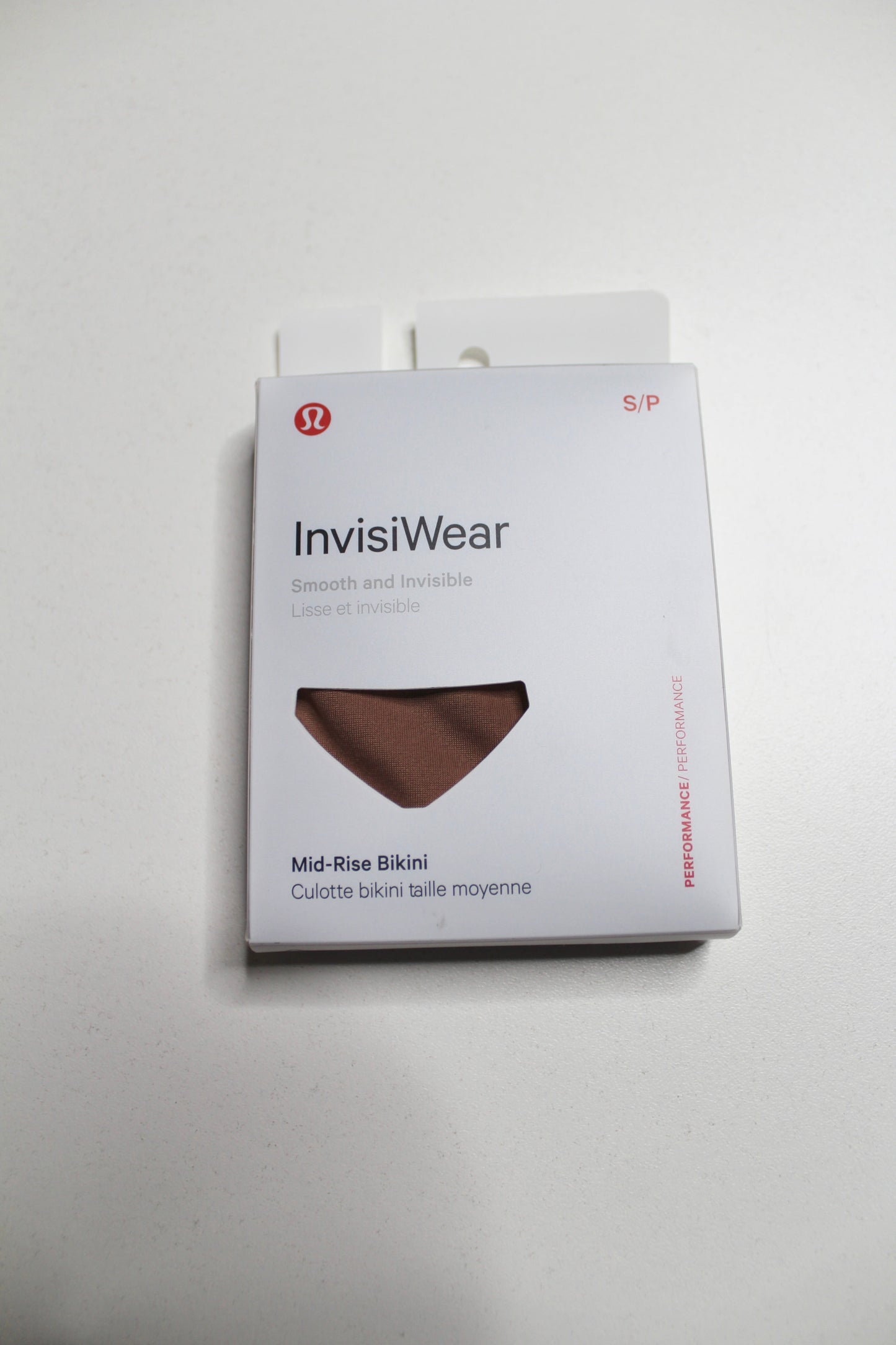 Lululemon smokey topaz mid rise invisiwear underwear, size small *new in box